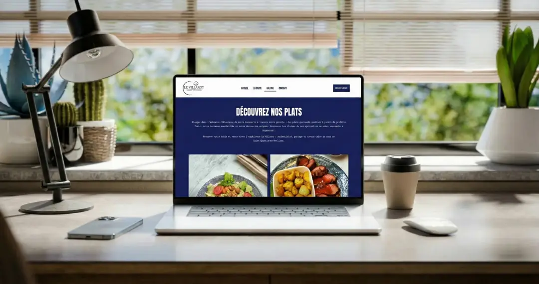 Le site de la brasserie Le Villaroy après refonte
