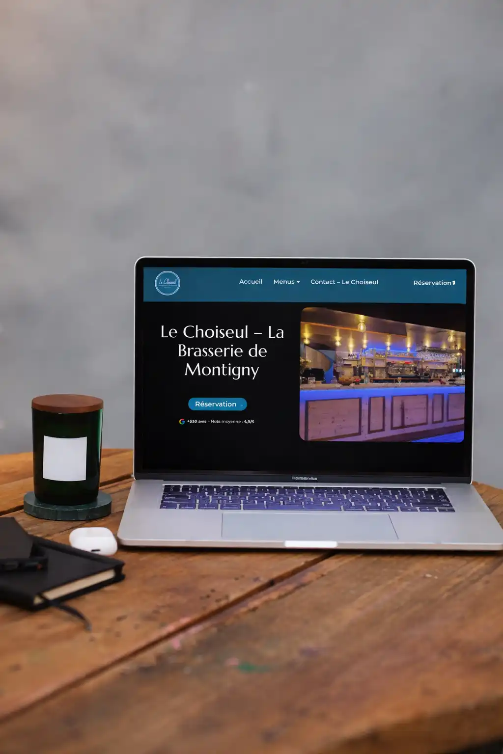 Le site Le Choiseul réalisé par Skoweb