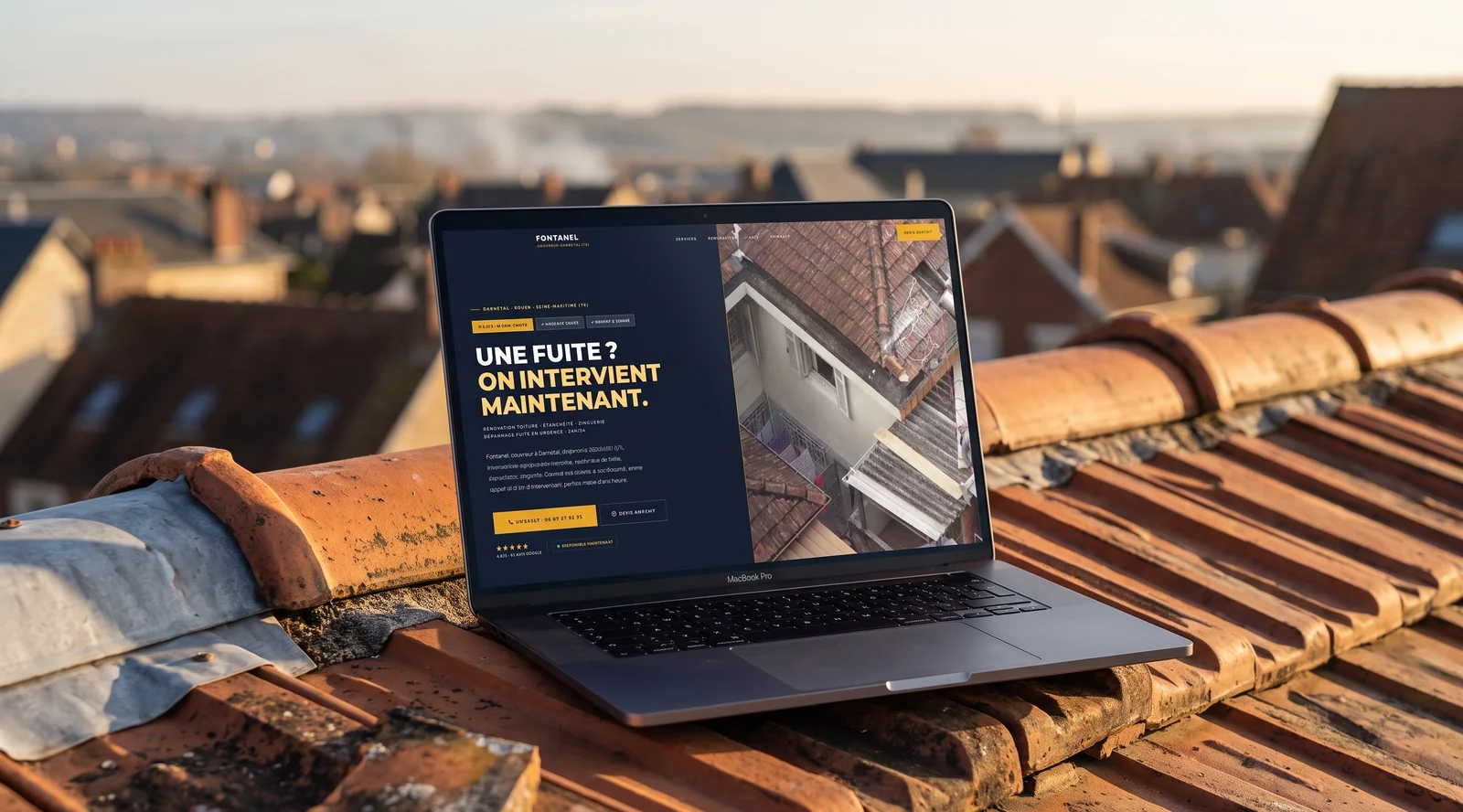 Le site Fontanel Couverture réalisé par Skoweb