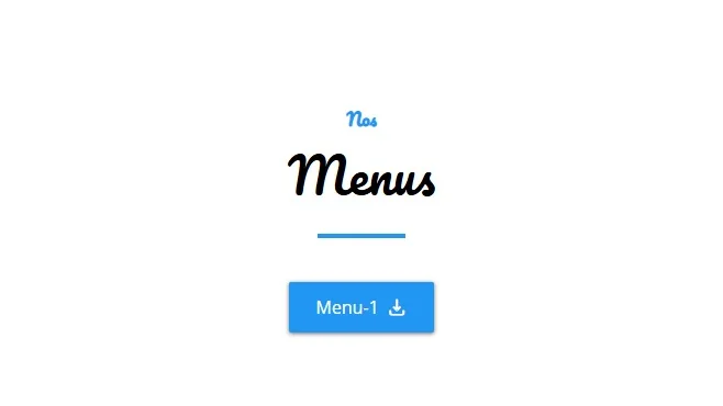 Ancienne section Menus du Choiseul, réduite à un bouton de téléchargement