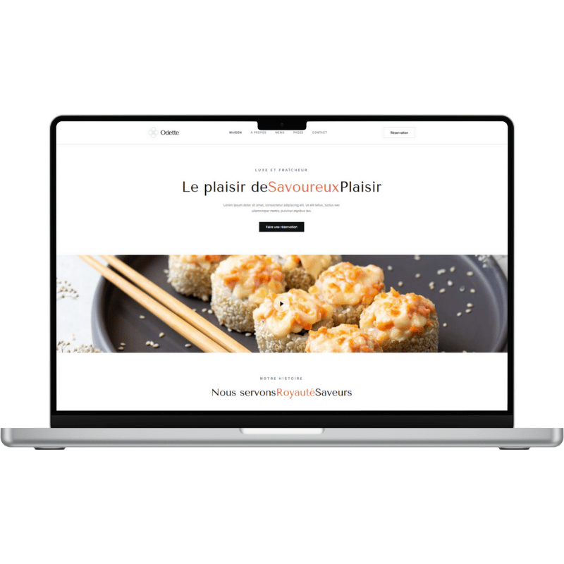 Portfolio site restaurant